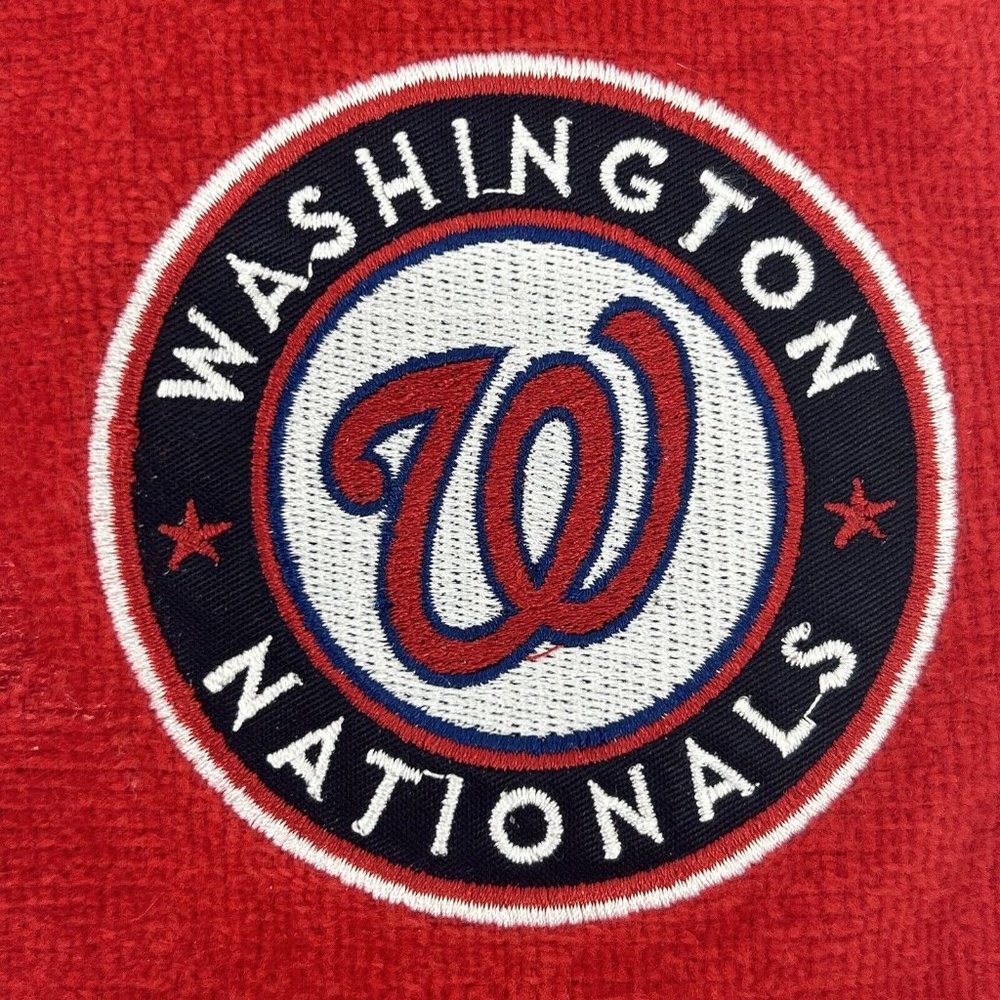 Washington Nationals Tri-Fold Embroidered Golf‎ Towel Red MLB